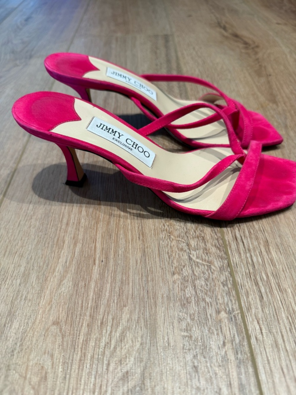 Jimmy Choo Maelie 50 Strappy Suede Kitten Heel - Picture 6 of 7